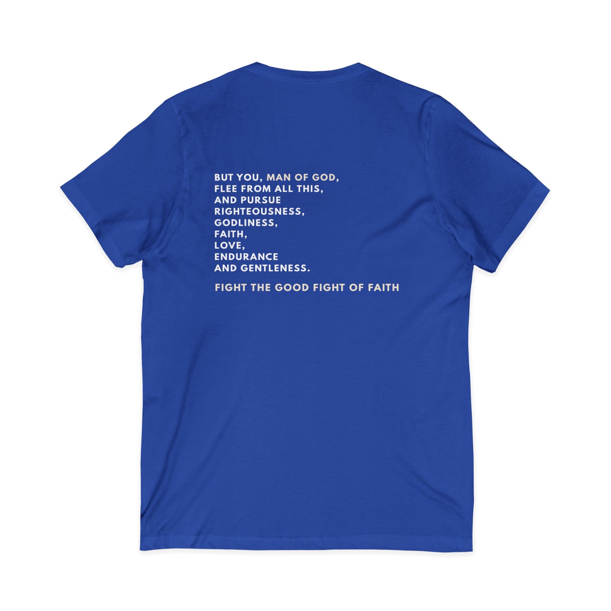 Keep the Faith| Mens Tee - Multi-colors | V Neck