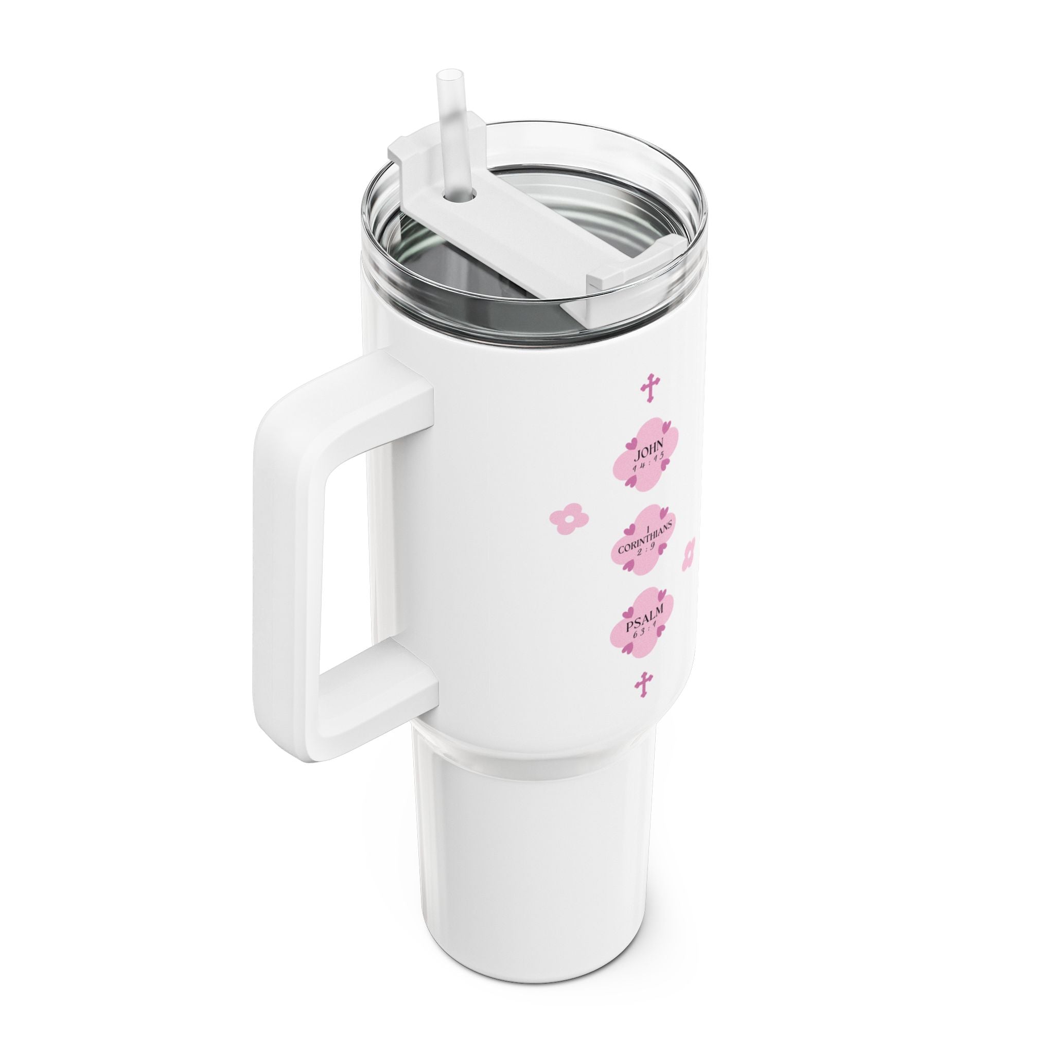 In Love with Jesus | Tumbler | Precious Pink, 40oz.
