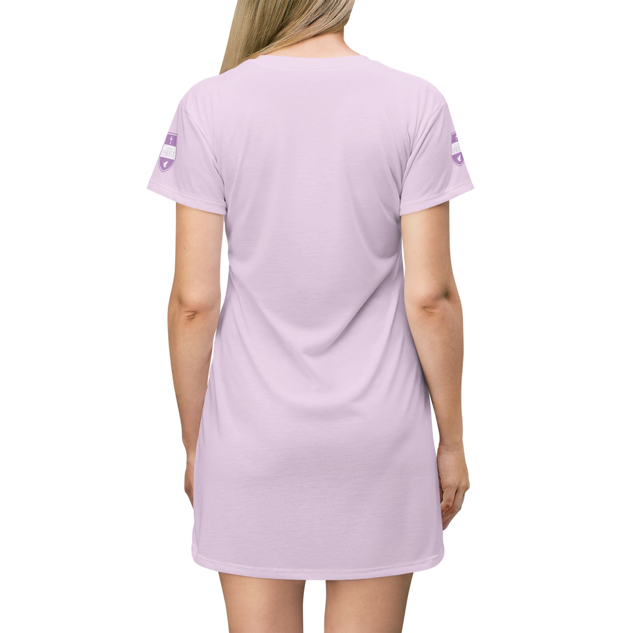 I Am Loved By You | Womens Pajama Tshirt Dress | At Peace Lavender