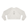 Touch of Christ | Cropped Fleece Pullover | Bold Black Type