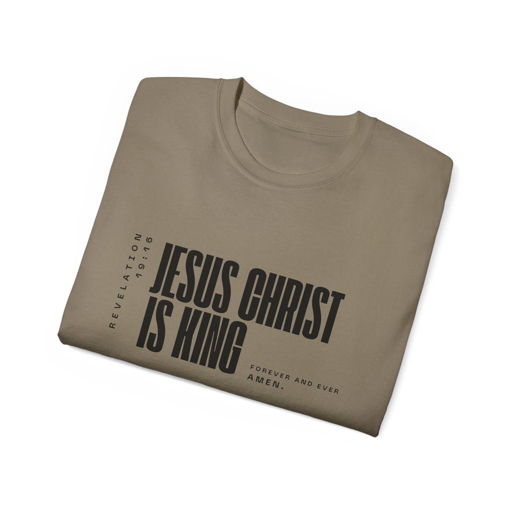 Jesus Is King | Mens Tee | Scoop Neck