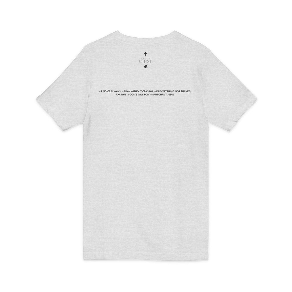 Keep Praying | Mens White Tee | V Neck