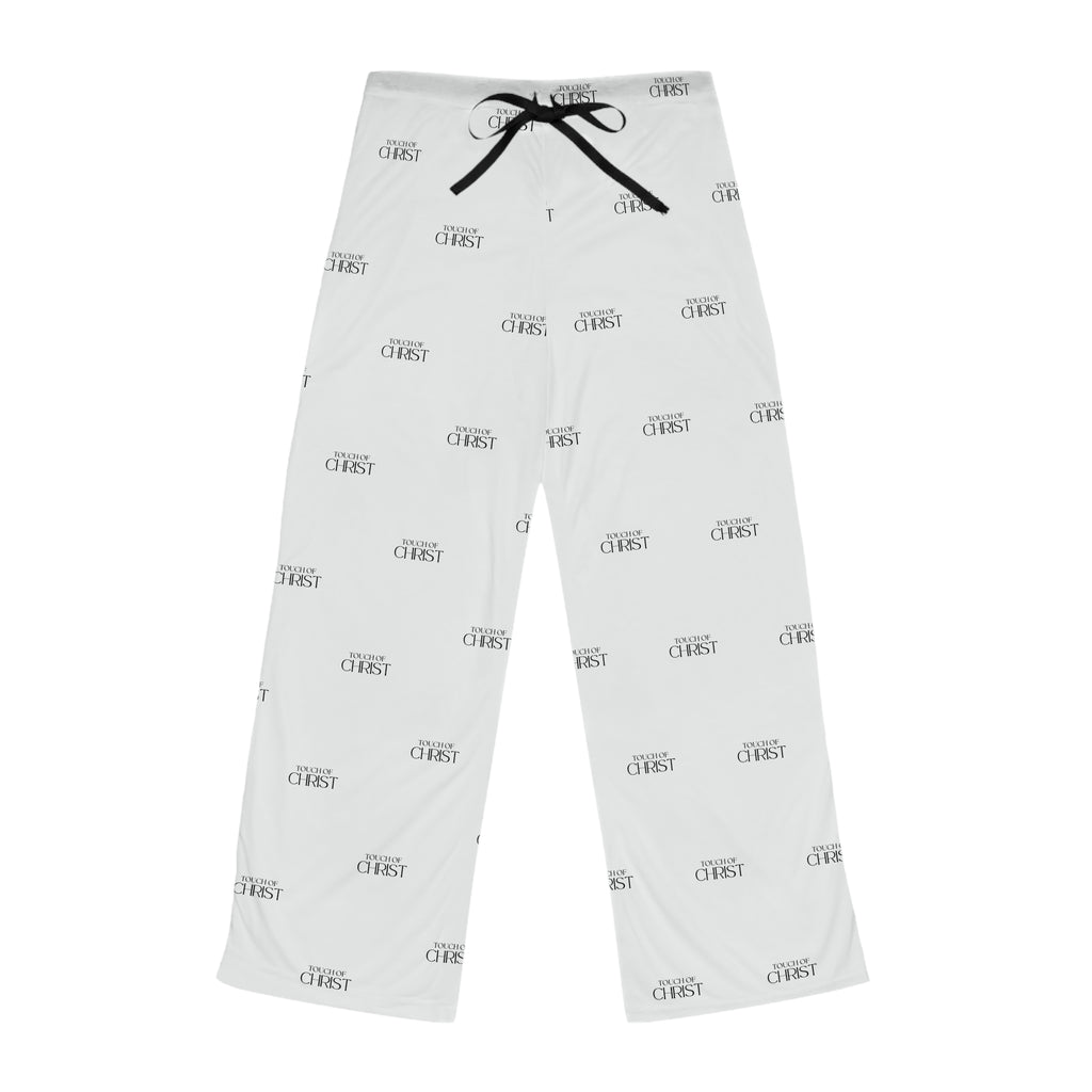 Touch of Christ Crest | Womens Pajama Bottoms | White