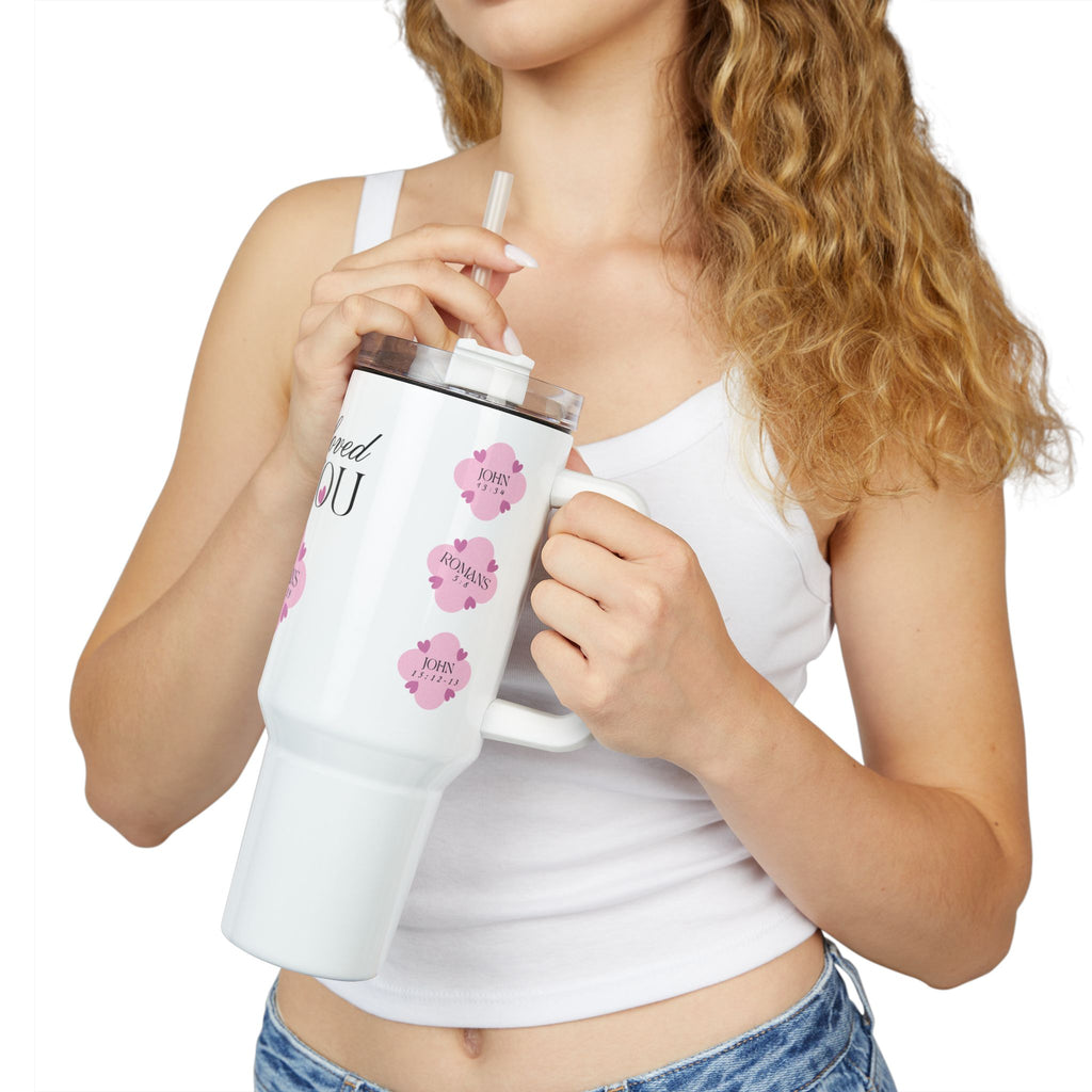 I Am Loved | Tumbler | Precious Pink, 40oz.
