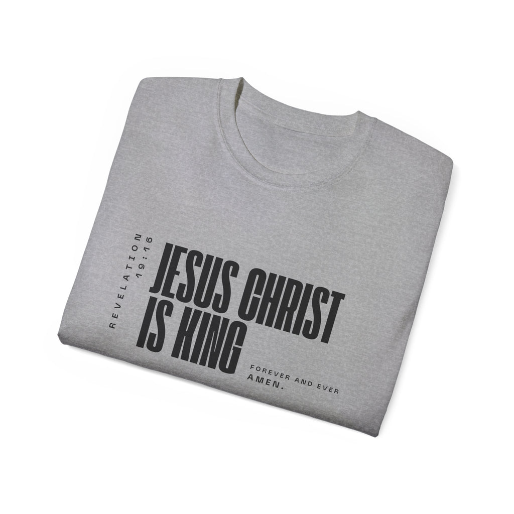 Jesus Is King | Mens Tee | Scoop Neck