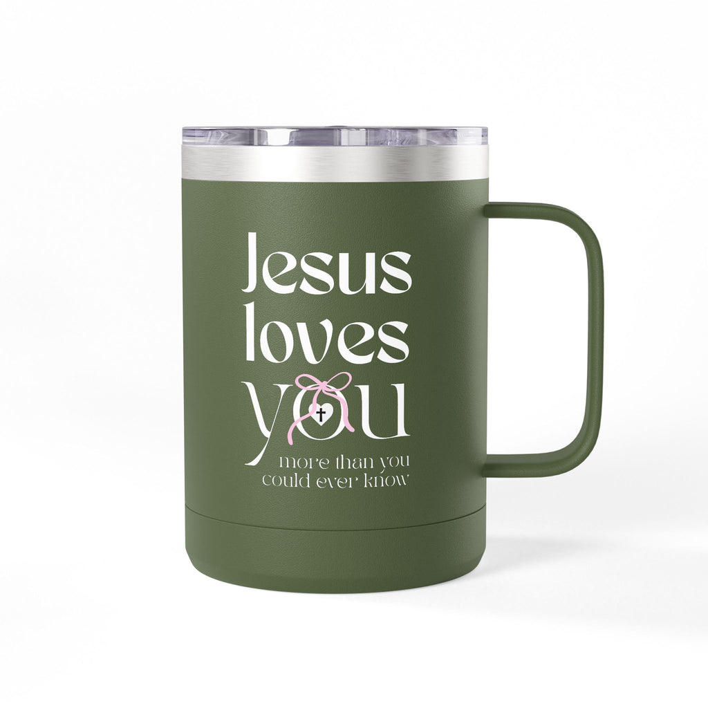 Jesus Loves You | Coffee Mug Tumbler | 15oz.