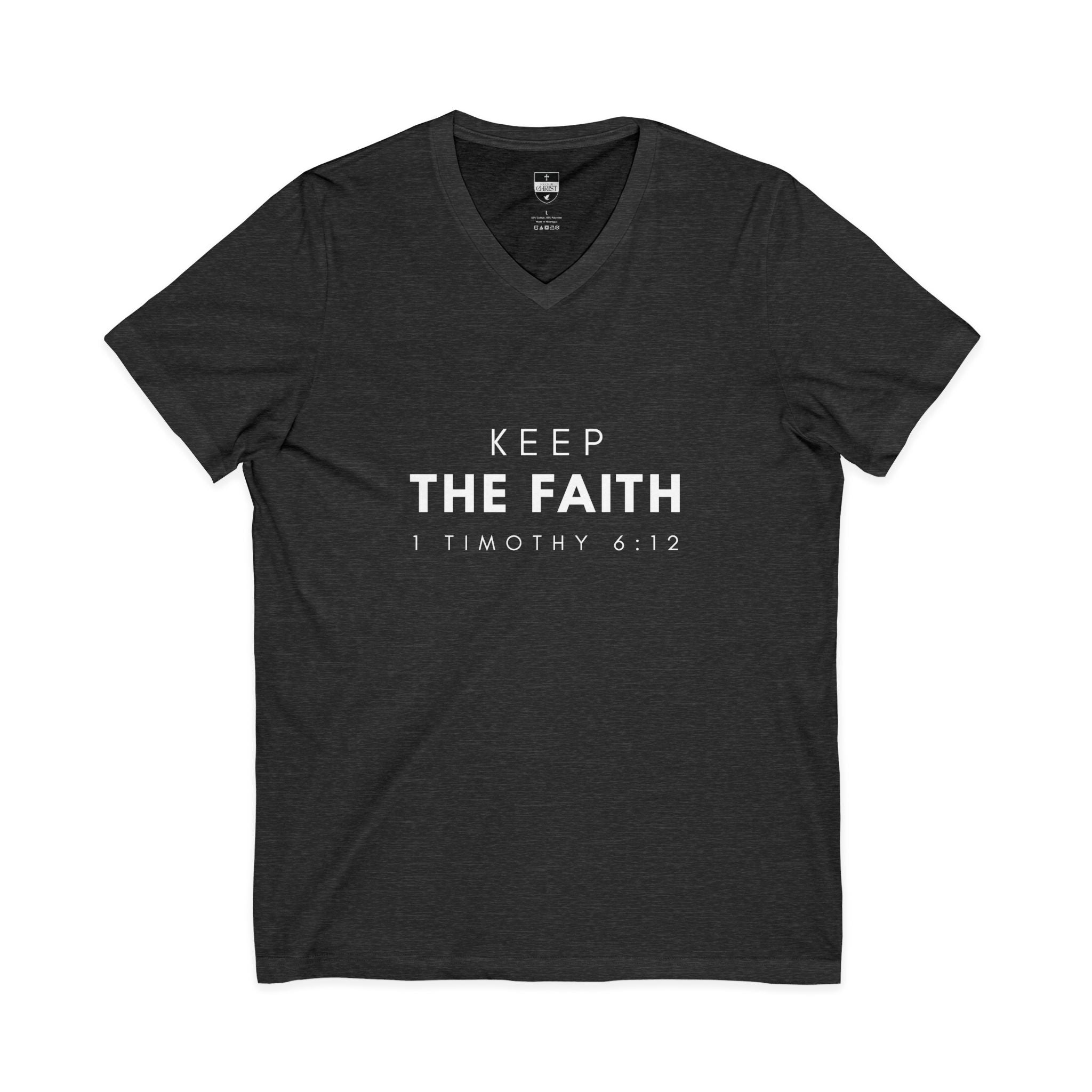 Keep the Faith| Mens Tee - Multi-colors | V Neck