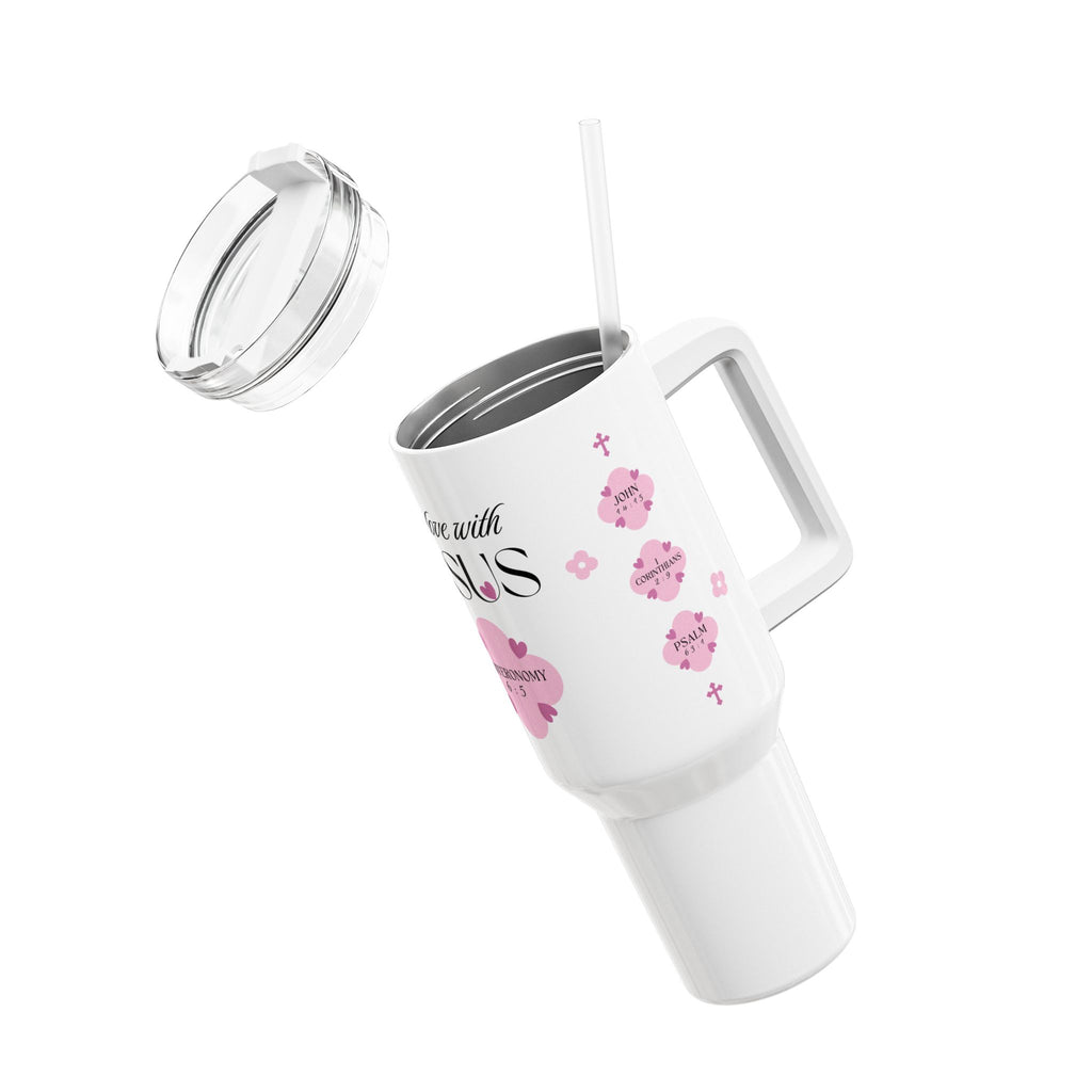 In Love with Jesus | Tumbler | Precious Pink, 40oz.
