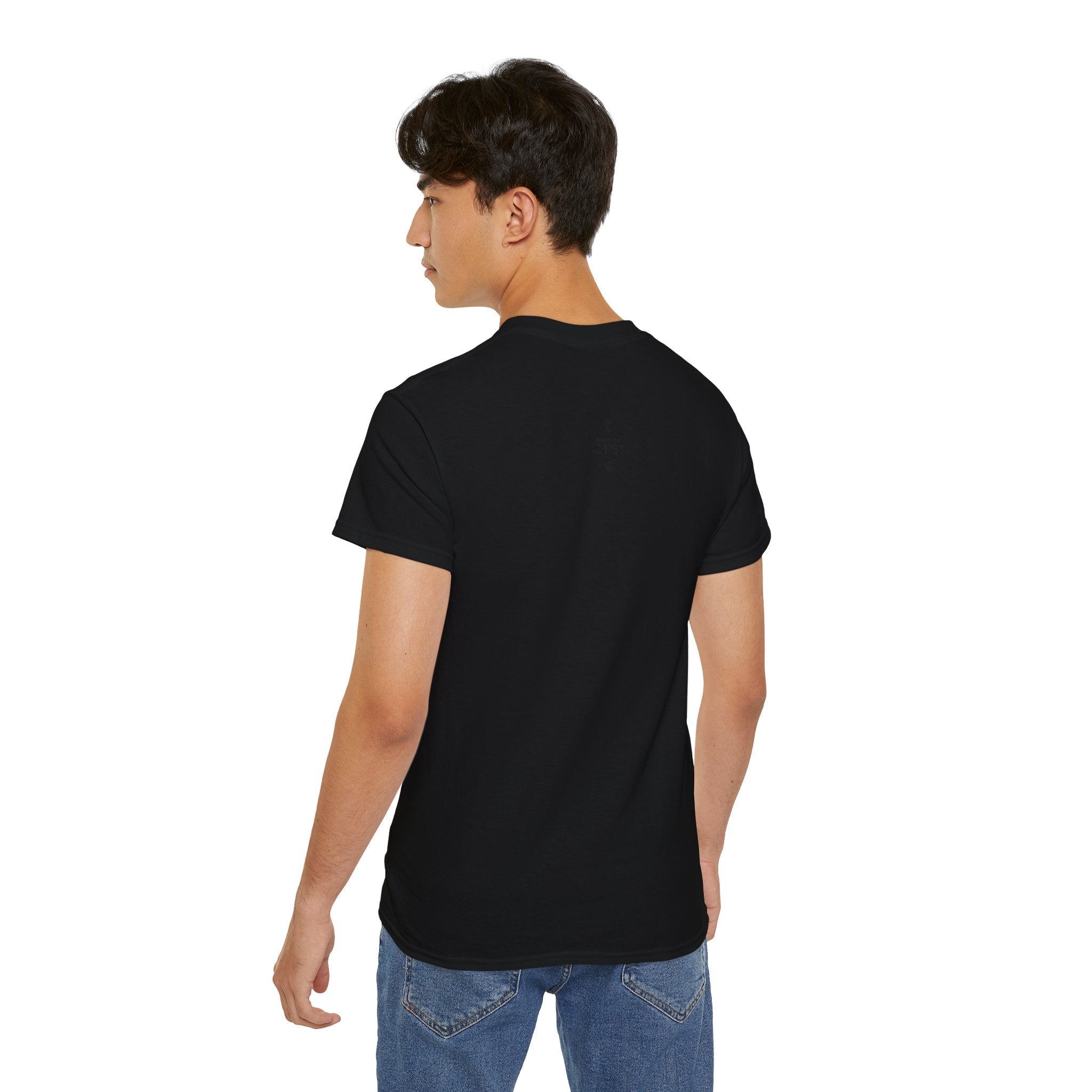 Jesus Is King | Men's Scoop Neck Tee | Bold Black