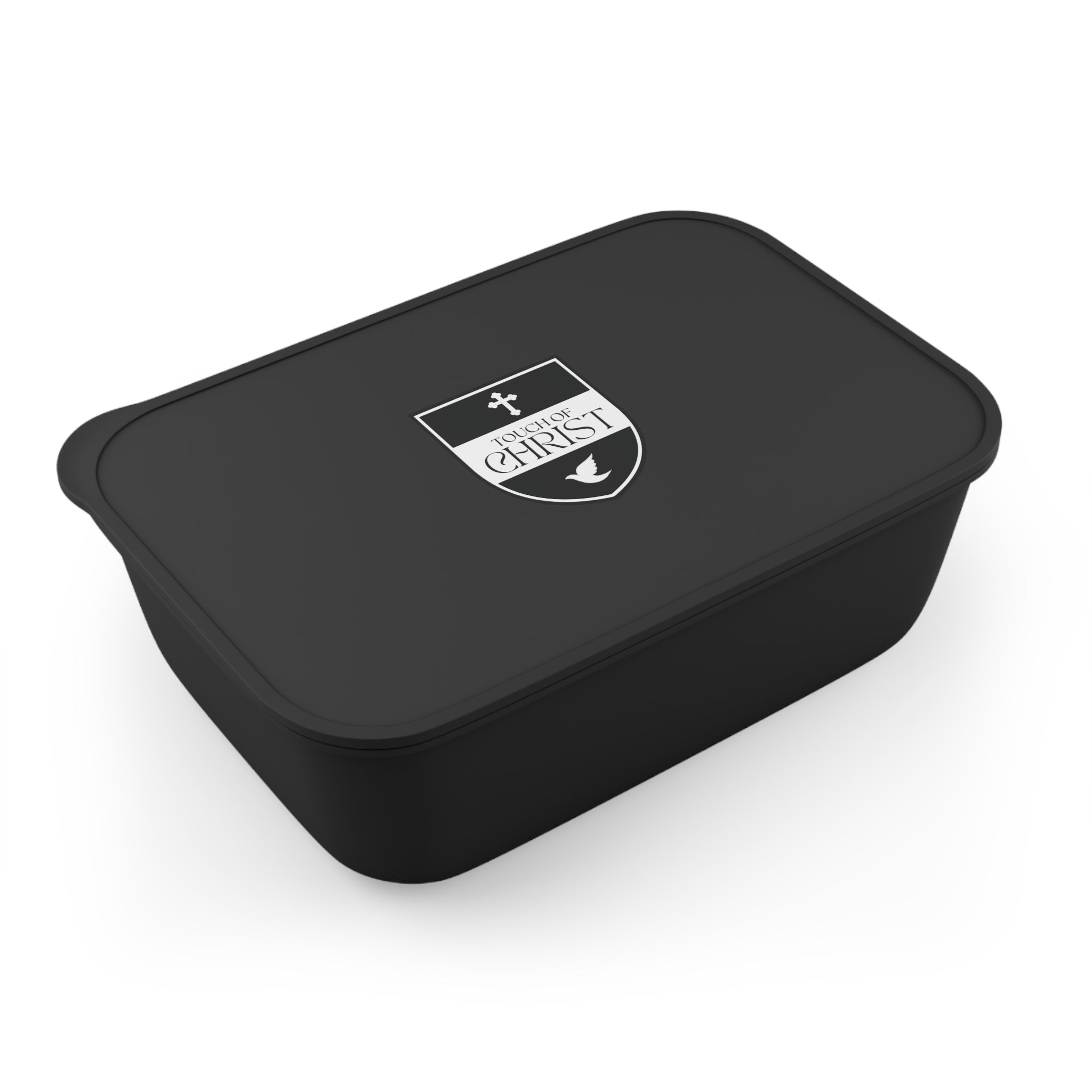 Touch of Christ Crest - Bento Box | PLA Lunch Box with Band & Utensils