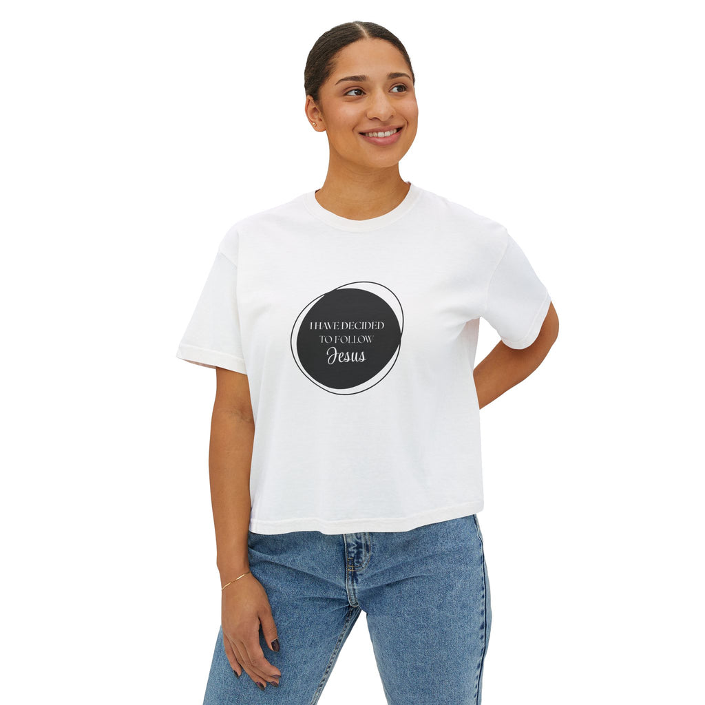I Have Decided | Women's Boxy Tee | Bold Black