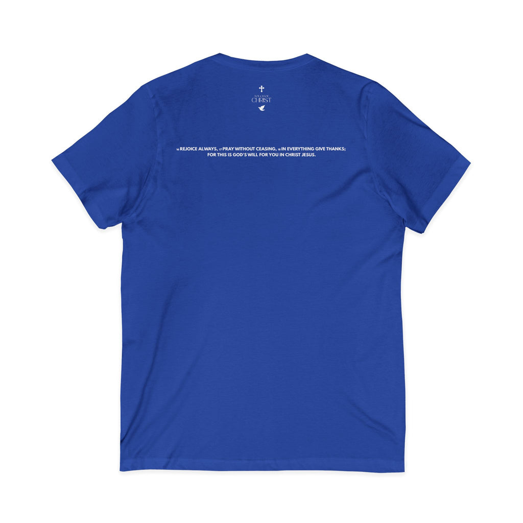 Keep Praying | Mens Tee - Bold Black | V Neck