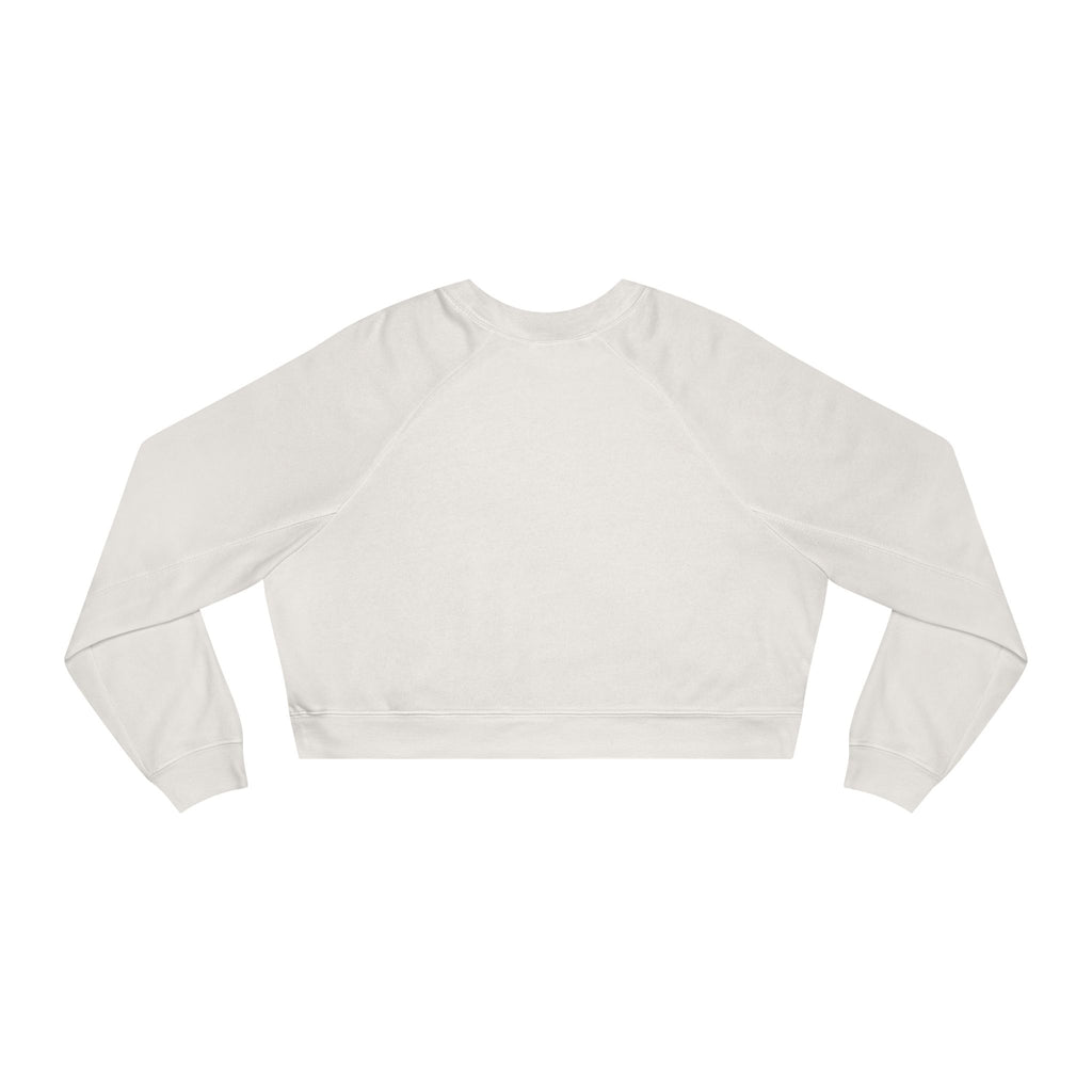 Touch of Christ | Cropped Fleece Pullover | Bold Black Type