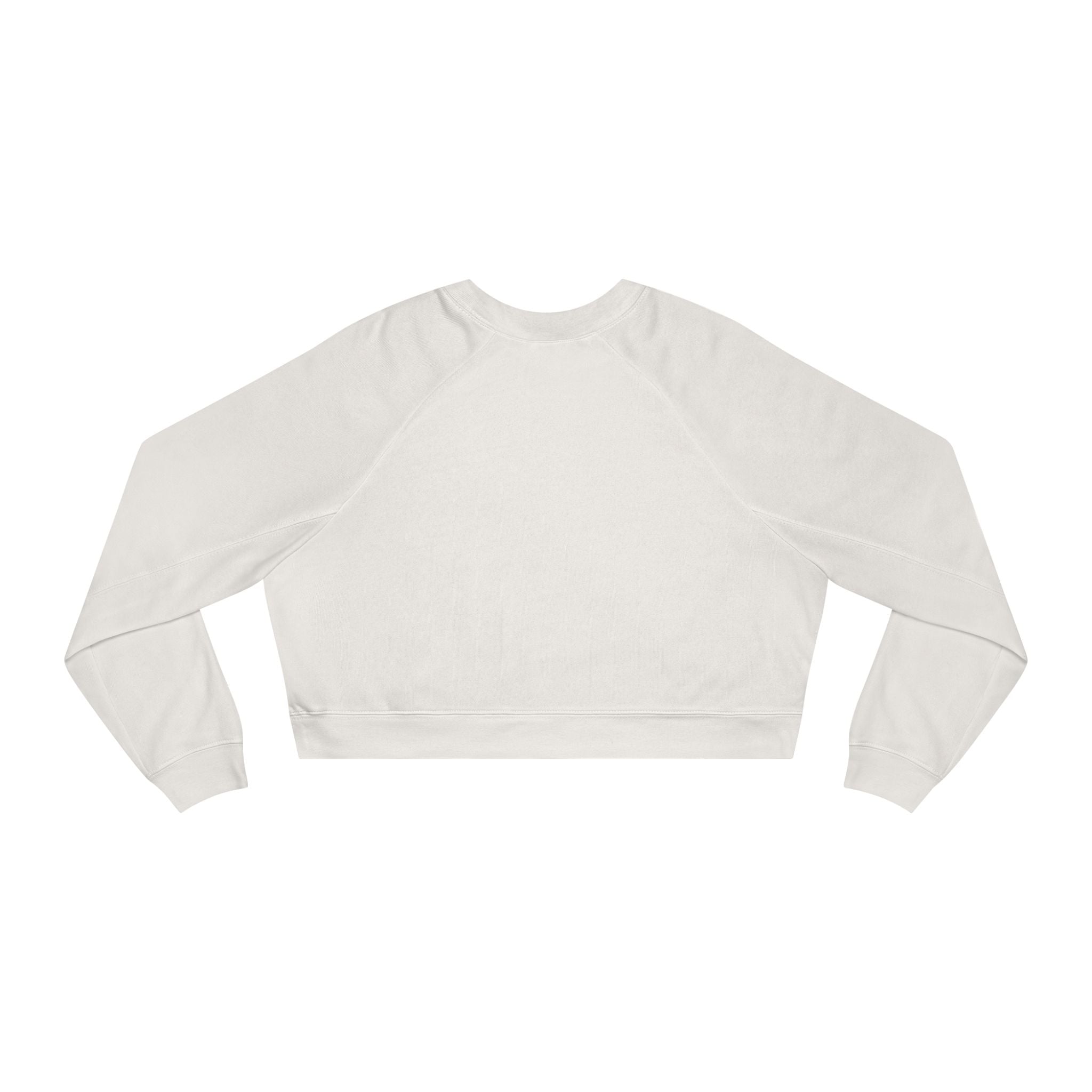 Touch of Christ | Cropped Fleece Pullover | Bold Black Type