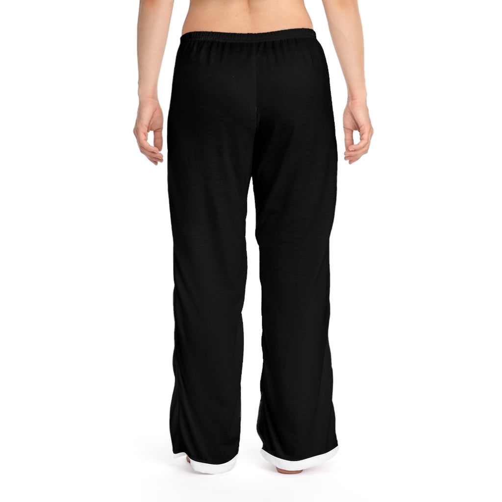 Touch of Christ Crest | Womens Pajama Bottoms | Bold Black