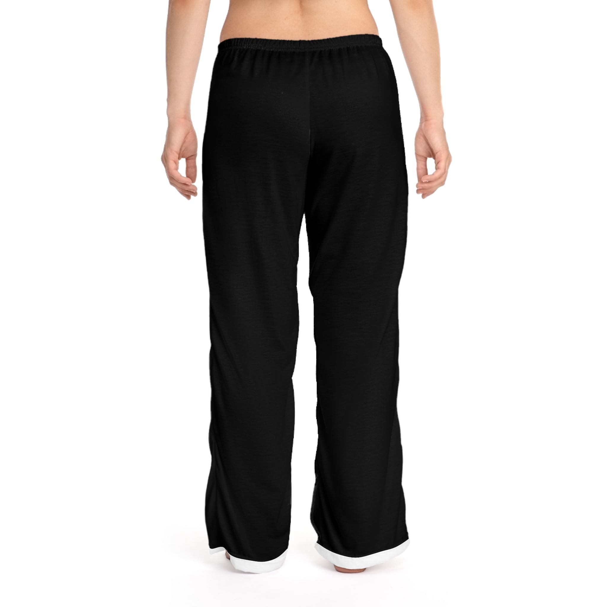 Touch of Christ Crest | Womens Pajama Bottoms | Bold Black