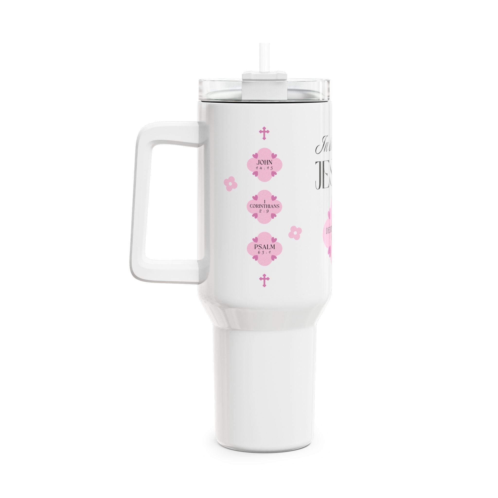 In Love with Jesus | Tumbler | Precious Pink, 40oz.
