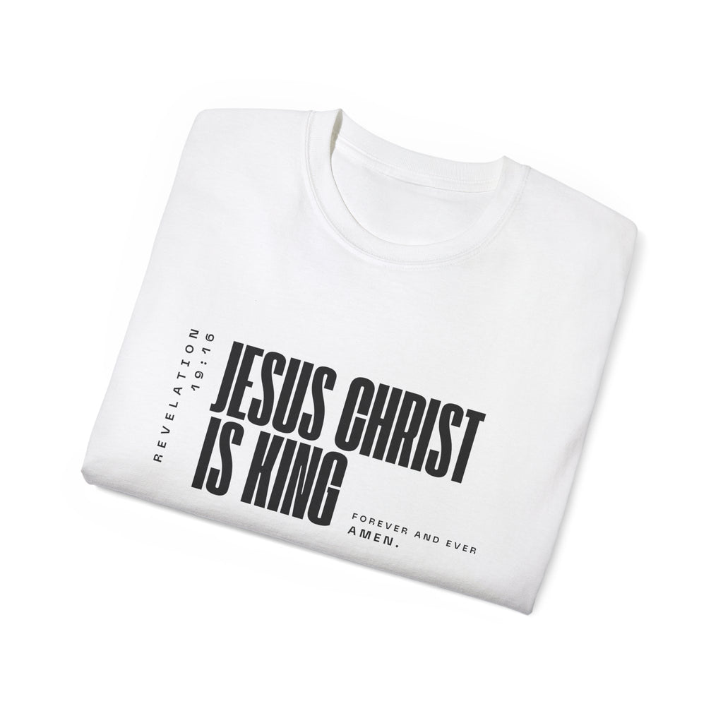 Jesus Is King | Mens Tee | Scoop Neck