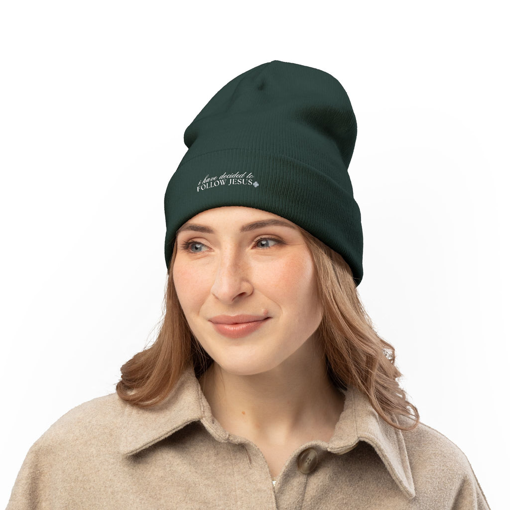 I Have Decided | Knit Beanie | Forest Green