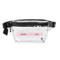 Jesus Changed My Life | Clear PVC Waist Bag