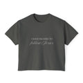I Have Decided | Womens Faded Tee | Black & Grey