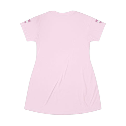 I Am Loved By You | Womens Pajama Tshirt Dress | Precious Pink