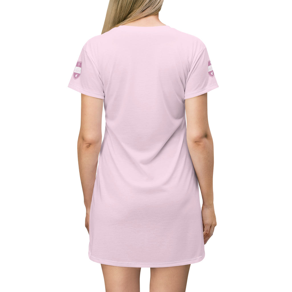 I Am Loved By You | Womens Pajama Tshirt Dress | Precious Pink