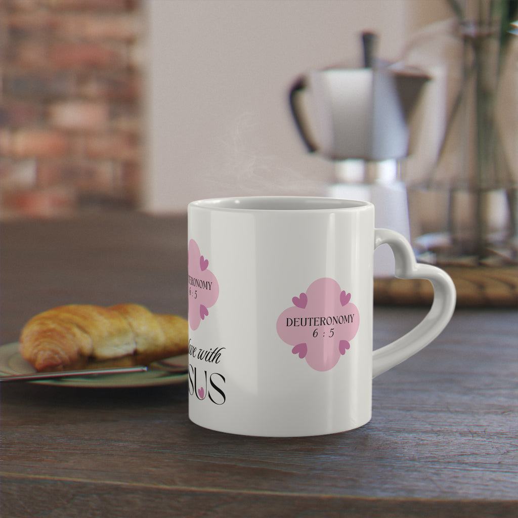 In Love with Jesus | Coffee Mug | Precious Pink