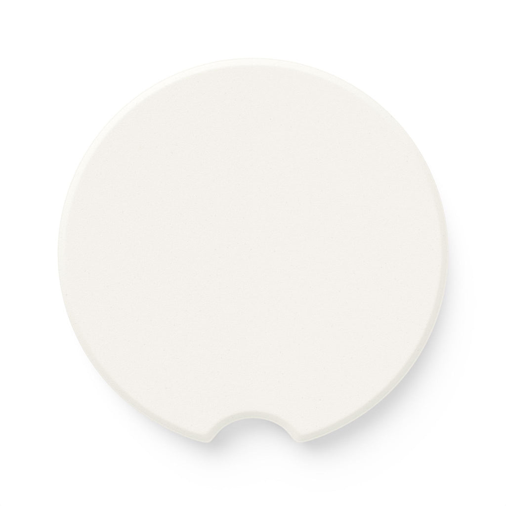Touch of Christ Crest | Soapstone Car Coaster - 2pk | Precious Pink