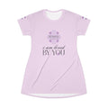 I Am Loved By You | Womens Pajama Tshirt Dress | At Peace Lavender